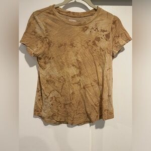 Old navy Tie Dye Mustard T-Shirt size XS